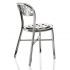 Magis - Pipe silla en aluminio perforada brillante