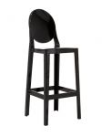 Kartell - 2 Sgabelli One More - Schienale Ovale h 65