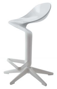 Kartell - Spoon Stool White Prompt Delivery